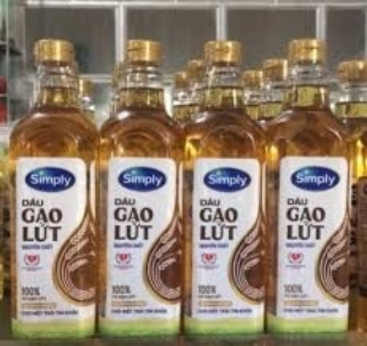 Dầu Ăn Simply Gạo Lứt 1l