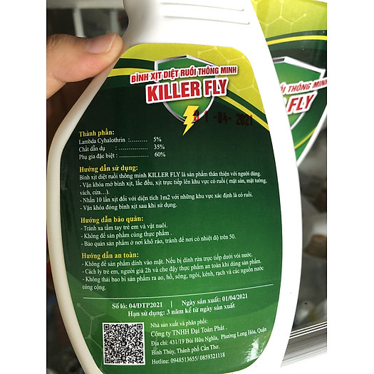 Killer Fly Chai xịt ruồi 500ml
