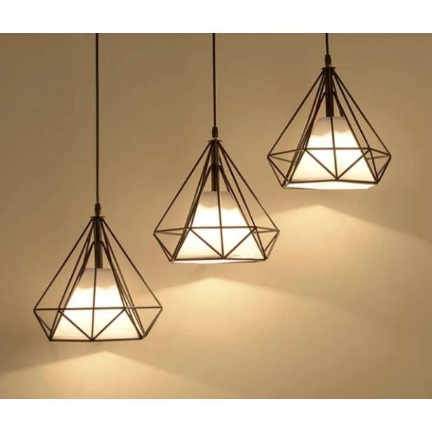 Đèn thả kim cương pendant lamp đèn thả phi 250