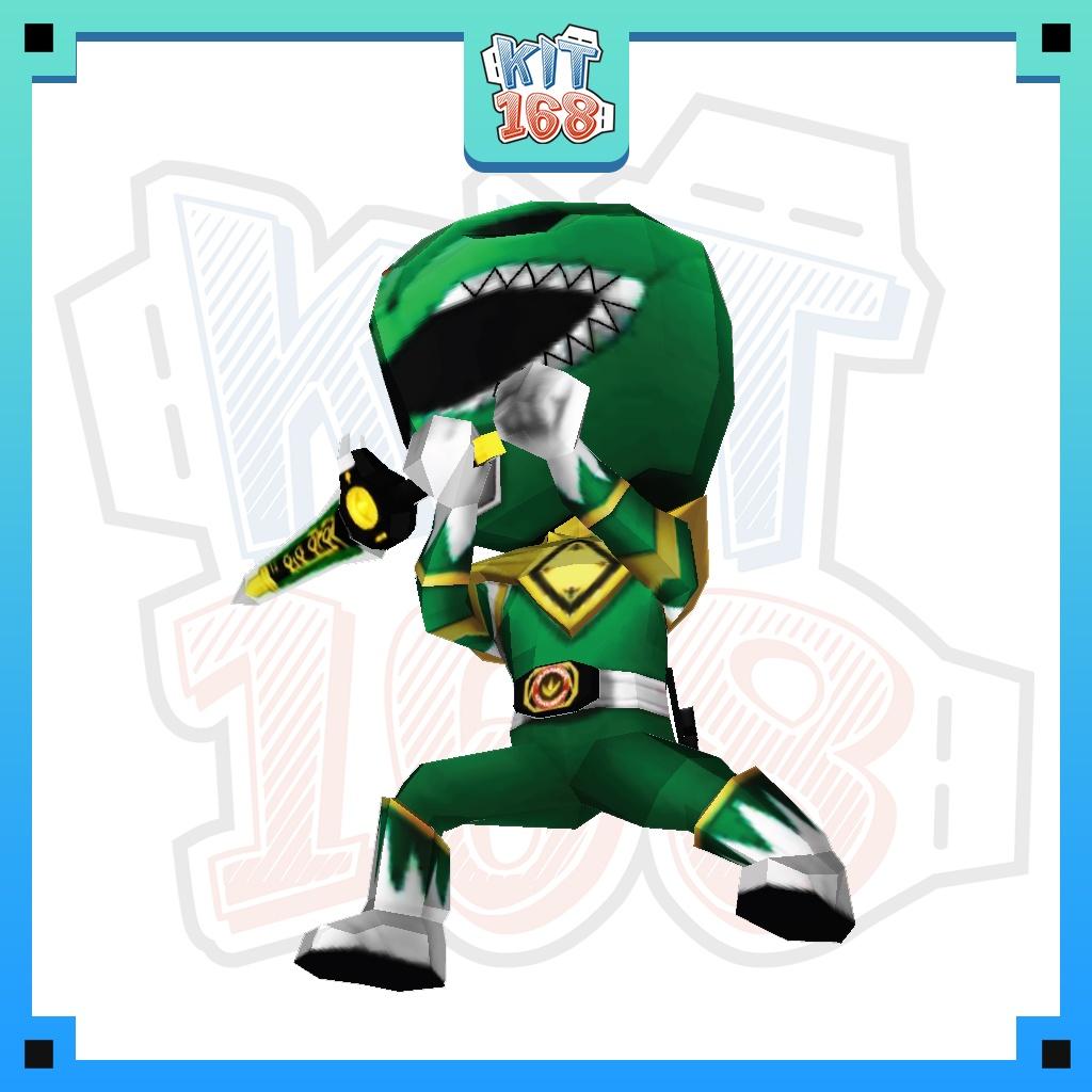 Mô hình giấy Anime Game Green Ranger - Power Rangers