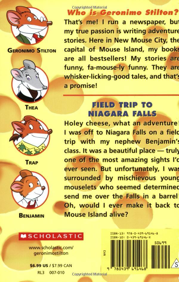 Sách ngoại văn: Field Trip To Niagara Falls (Geronimo Stilton No. 24)