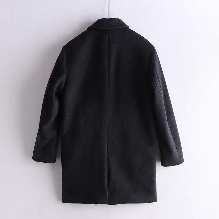 Áo dạ nam dáng dài cao cấp Maltrik, áo khoác măng tô nam màu đen phong cách Hàn Quốc