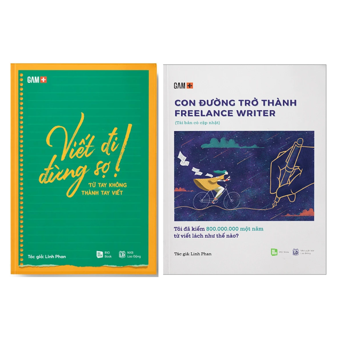 Combo 2 Cuốn: Viết Đi Đừng Sợ + Con Đường Trở Thành Freelance Writer