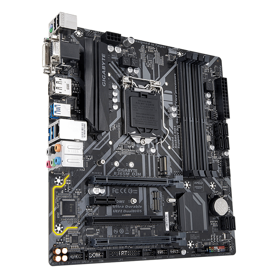 Bo Mạch Chủ Mainboard GIGABYTE B365M D3H - LGA1151 - Hàng Chính Hãng