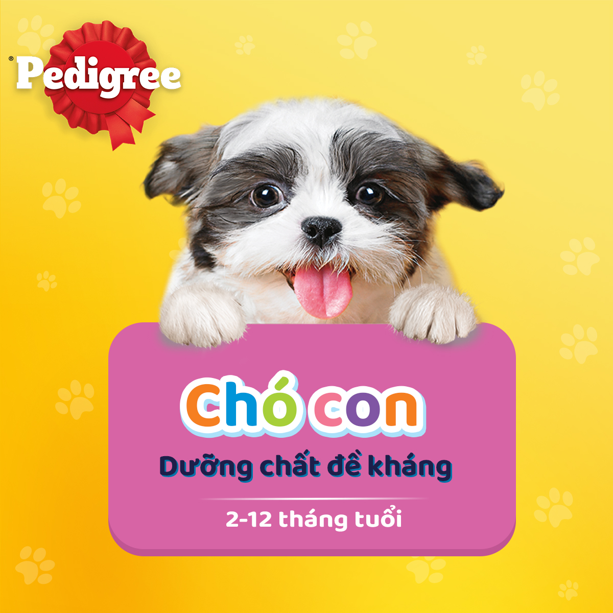 [Quà tặng] Thức ăn chó con dạng sốt Pedigree vị gà rau củ 130g