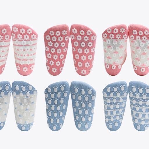 Vớ cotton cổ cao chống trượt MUMMY DADDY cho bé