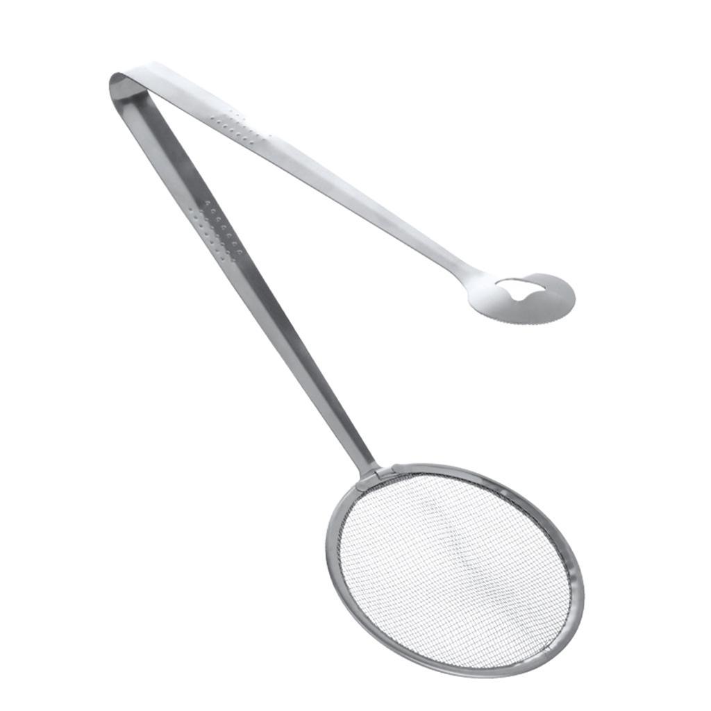 Stainless Steel Filter Food Clip Oil Frying Skimmer Strainer