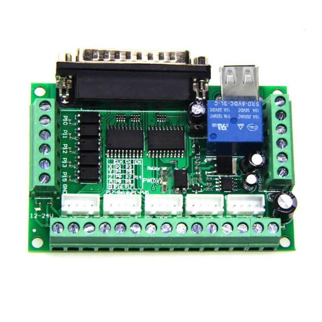 5 MACH3 Stepper Motor Driver CNC Interface Adapter Breakout Board