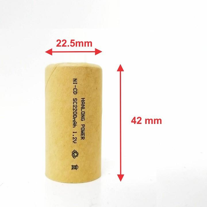 Pin máy khoan mới NiCd 2200mAh