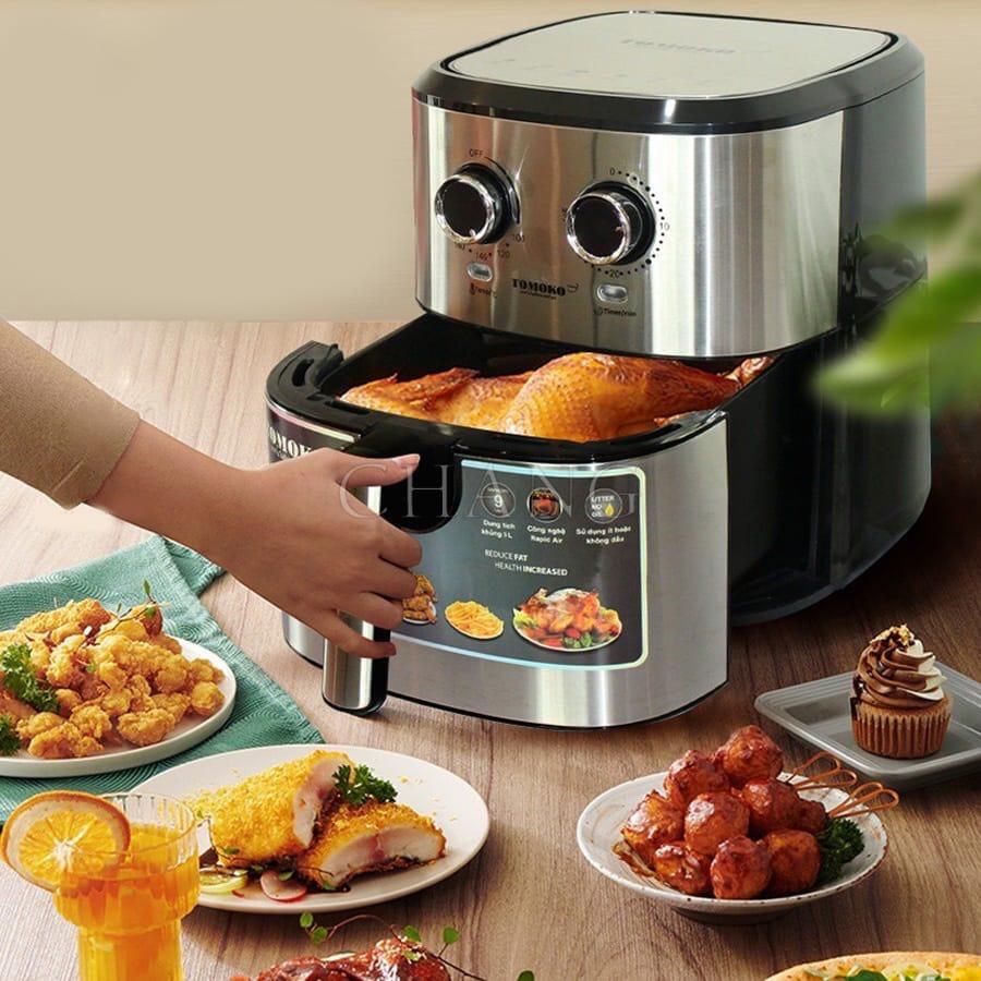 Nồi Chiên Không Dầu Dung Tích Lớn TOMOKO 9L Thái Lan An Toàn Sức Khỏe