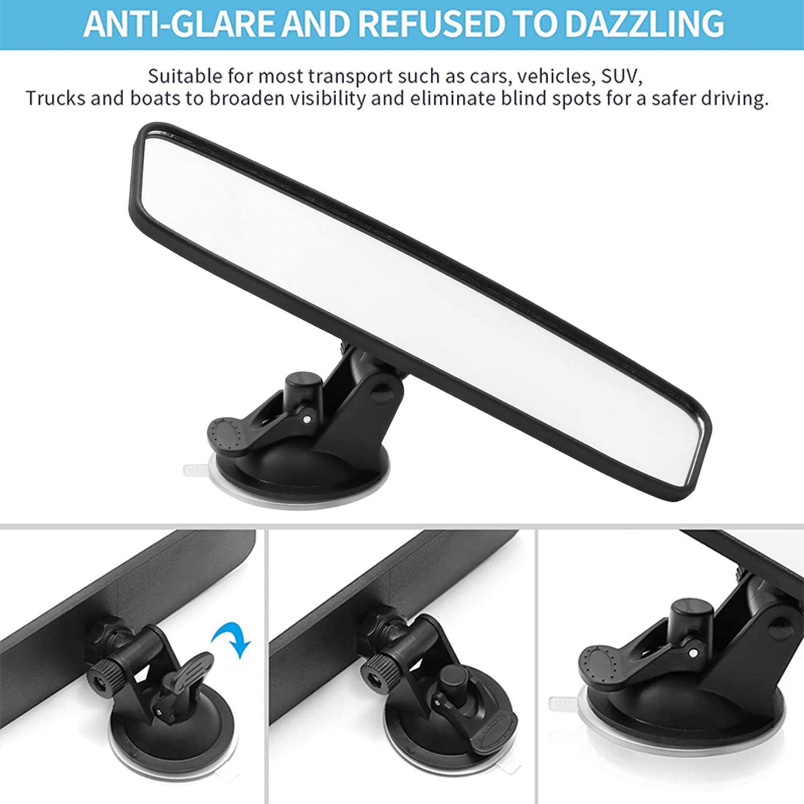 Car Truck Rearview Mirror Durable Anti Glare Universal