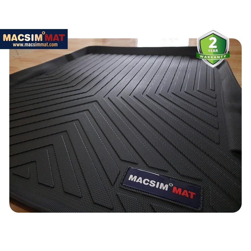 Thảm lót cốp xe ô tô Mercedes S class S400L/S320L 2014-2020 nhãn hiệu Macsim chất liệu TPV cao cấp màu đen