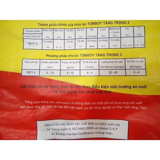 1000g 1KG cám tomboy TB0, TB1, TB3, TB G1 hạt chìm cho 7 màu cá mún,bình tích, ali, ranchu, goldfish thay cám inve thái