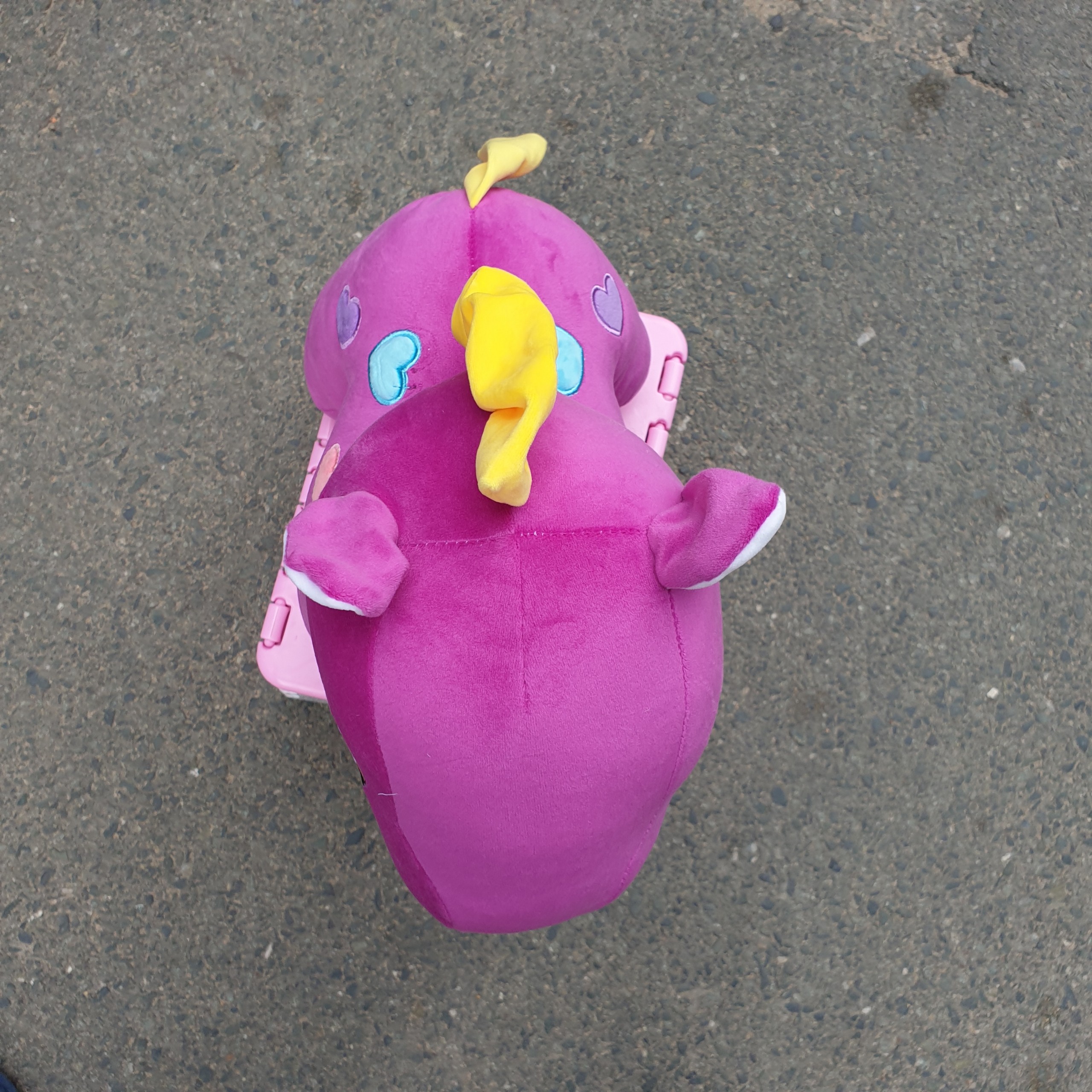 Ngựa Pony 4 chiều nhồi bông size 40cm màu tím