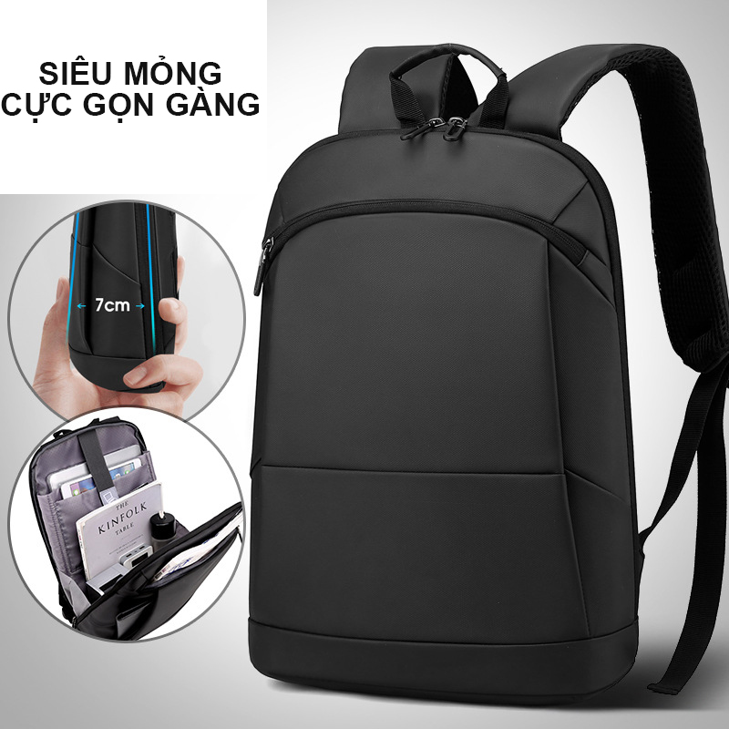 Balo laptop nam siêu mỏng dạng vỏ sò - BEE GEE 5561