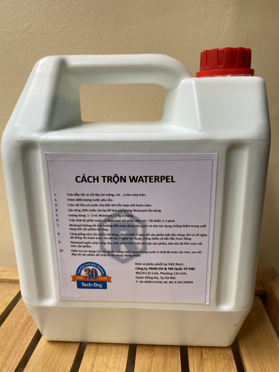 WaterPel hóa chất chống thấm vĩnh cửu