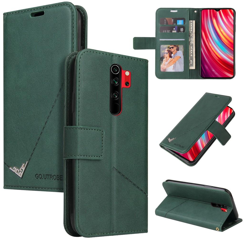 Ốp điện thoại da PC PU cứng dạng ví nắp lật cho Xiaomi Redmi Note 8 Pro Note 8T Note 7 Redmi 8 8A 7A