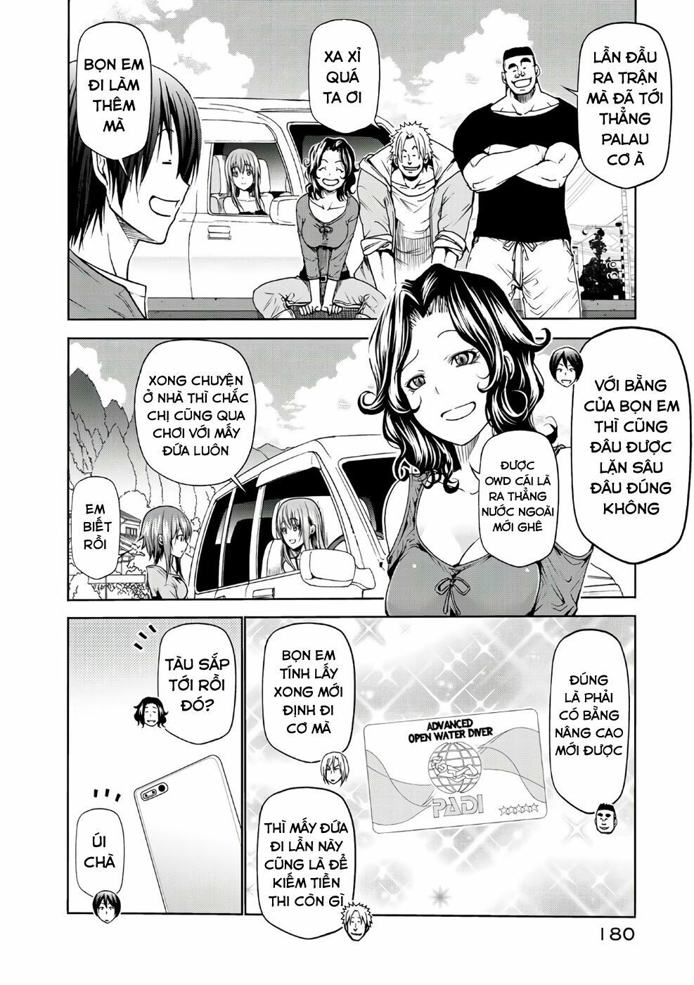 cô gái thích lặn - grand blue chapter 49.5 2