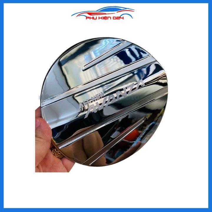 Ốp nắp xăng Avanza 2022-2023 mạ crom bảo vệ chống trầy trang trí ô tô