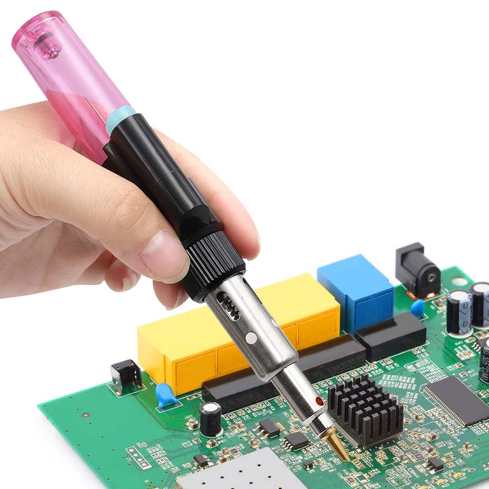 Portable Butane Soldering Iron Kit Welding Tool for Heat Shrinkable Tube