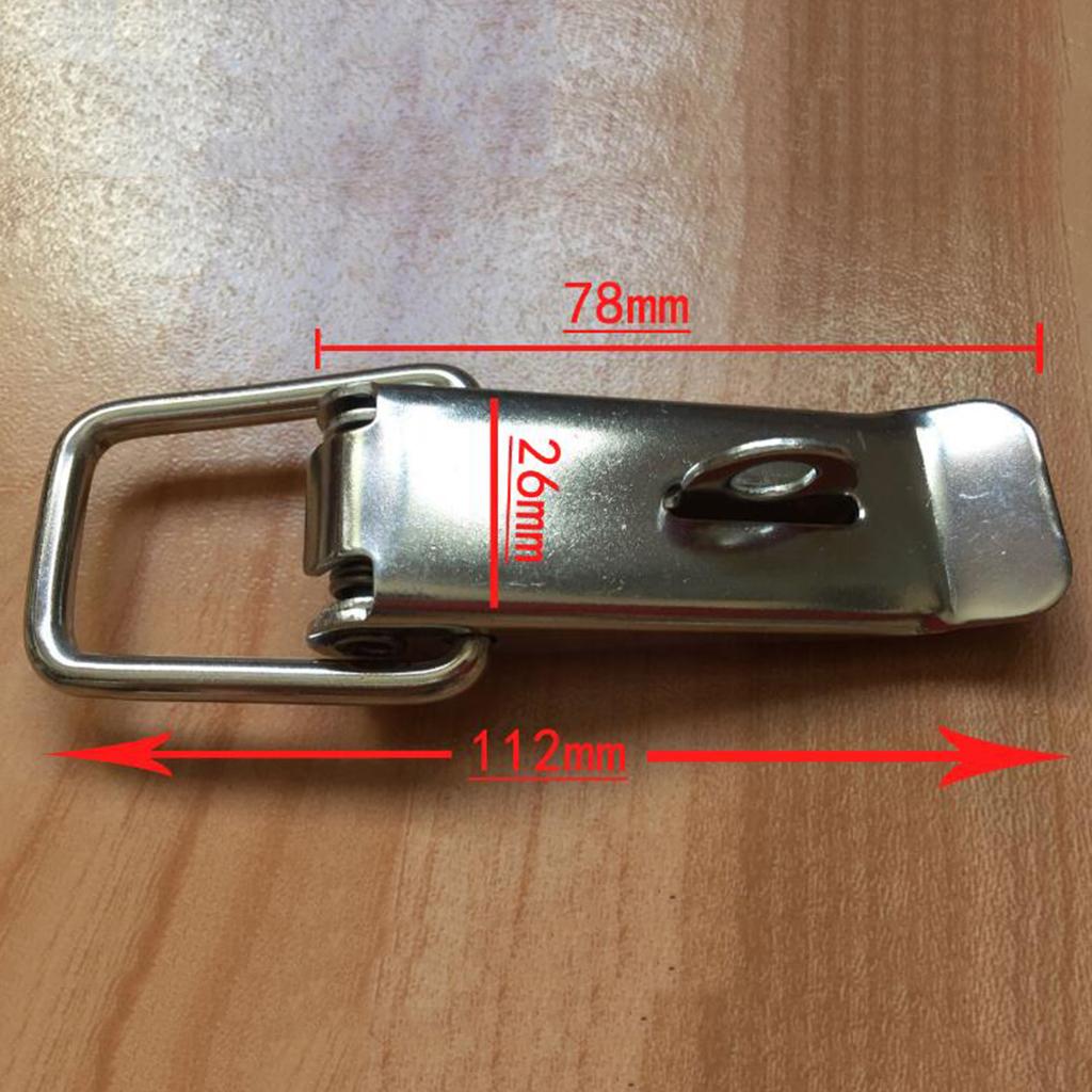 Stainless Steel Locker Latch Anti-Rattle Hatch Fastener Clamp for Boats