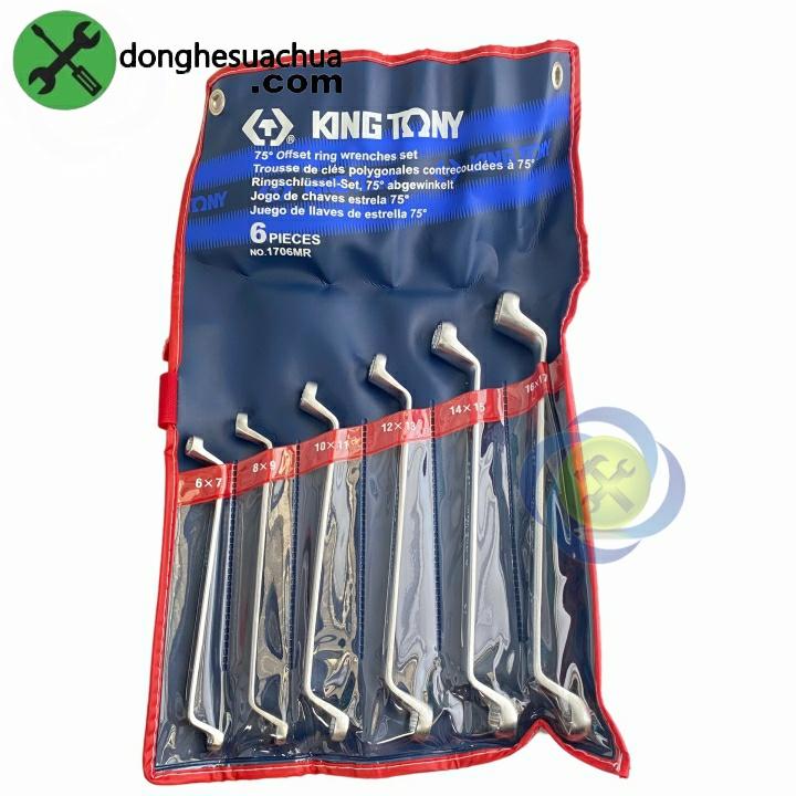 Bộ cờ lê hai đầu tròng Kingtony 1706MR 6 cây