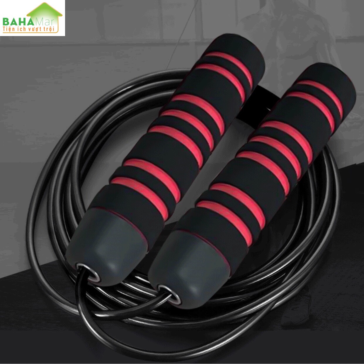 DÂY NHẢY TẬP THỂ THAO CÓ TAY CẦM "BAHAMAR" thích hợp tập giảm cân, giải trí, thể thao vừa đơn giản và thời trang.