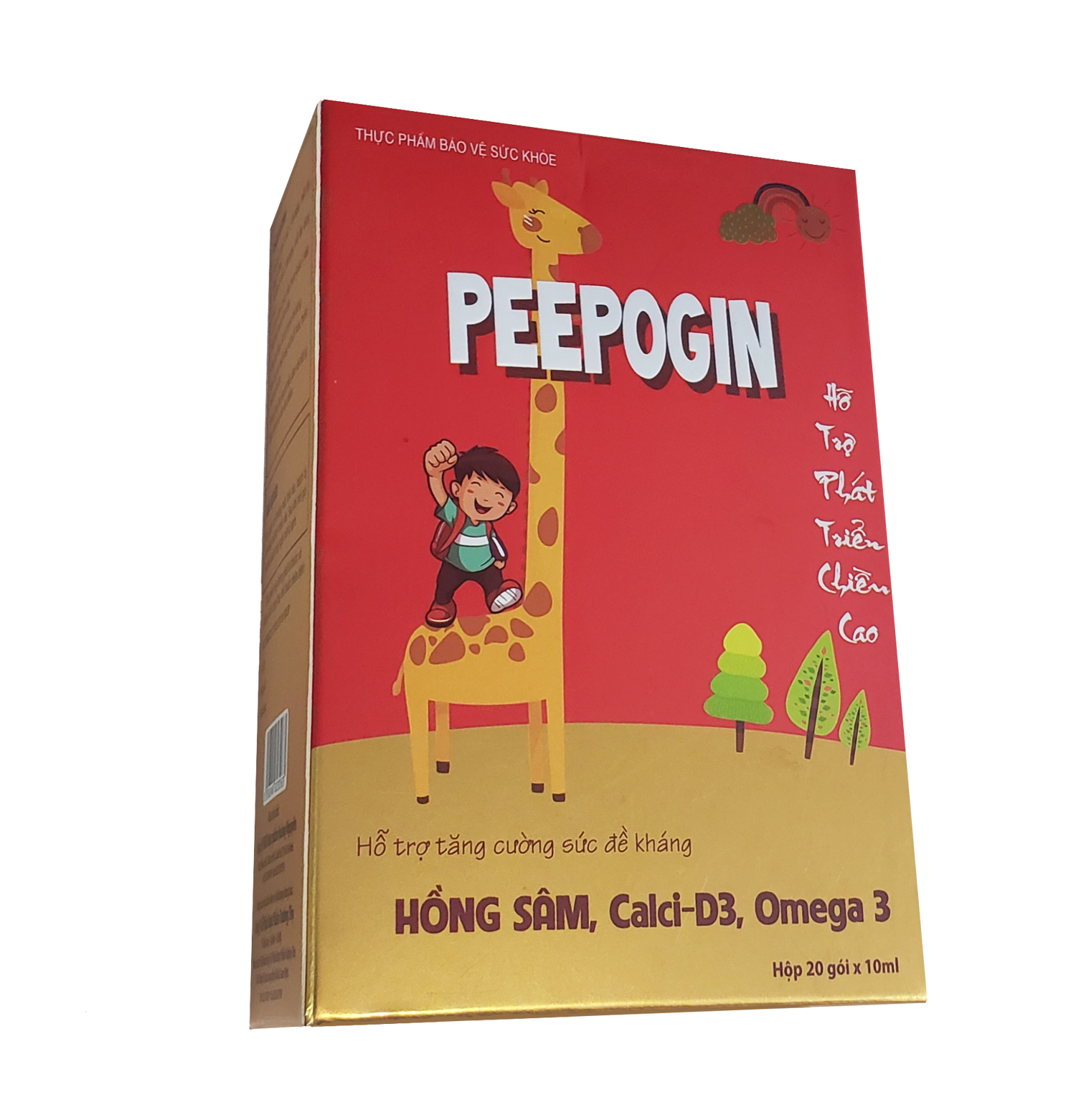 Peepogin giúp ăn ngon, tăng cường miễn dịch, giảm còi xương, bồi bổ sức khỏe