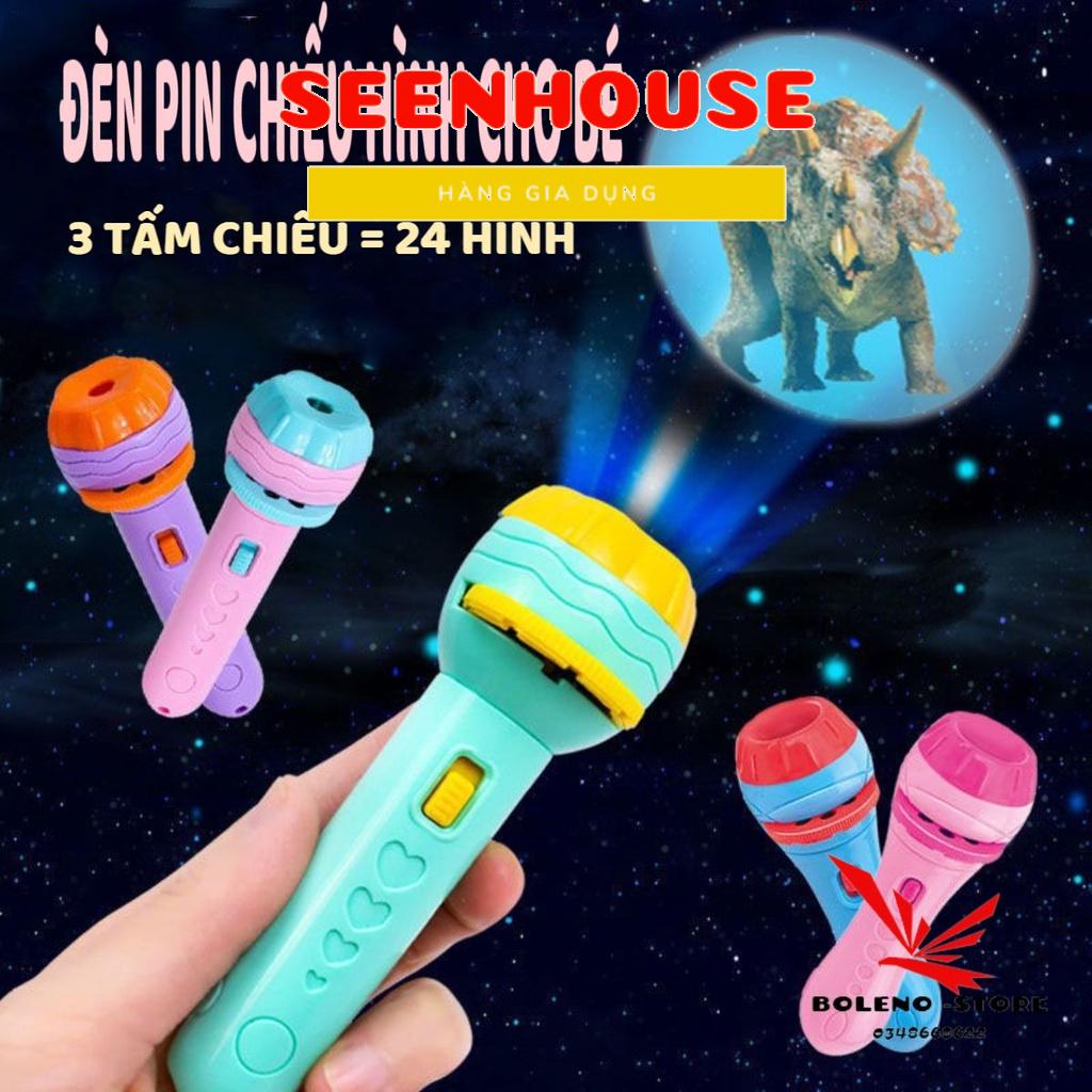 Đồ chơi đèn pin chiếu hình đáng yêu cho bé khám phá