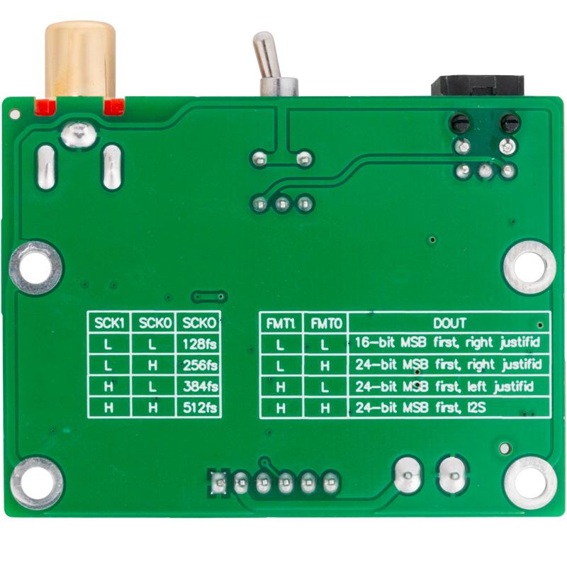 Âm Thanh DLHiFi DIR9001 Module Quang Học Đồng Trục Nhận SPDIF Đến I2S Đầu Ra 24bit 96Khz Ban Cho Bộ Khuếch Đại HiFi ĐẮC