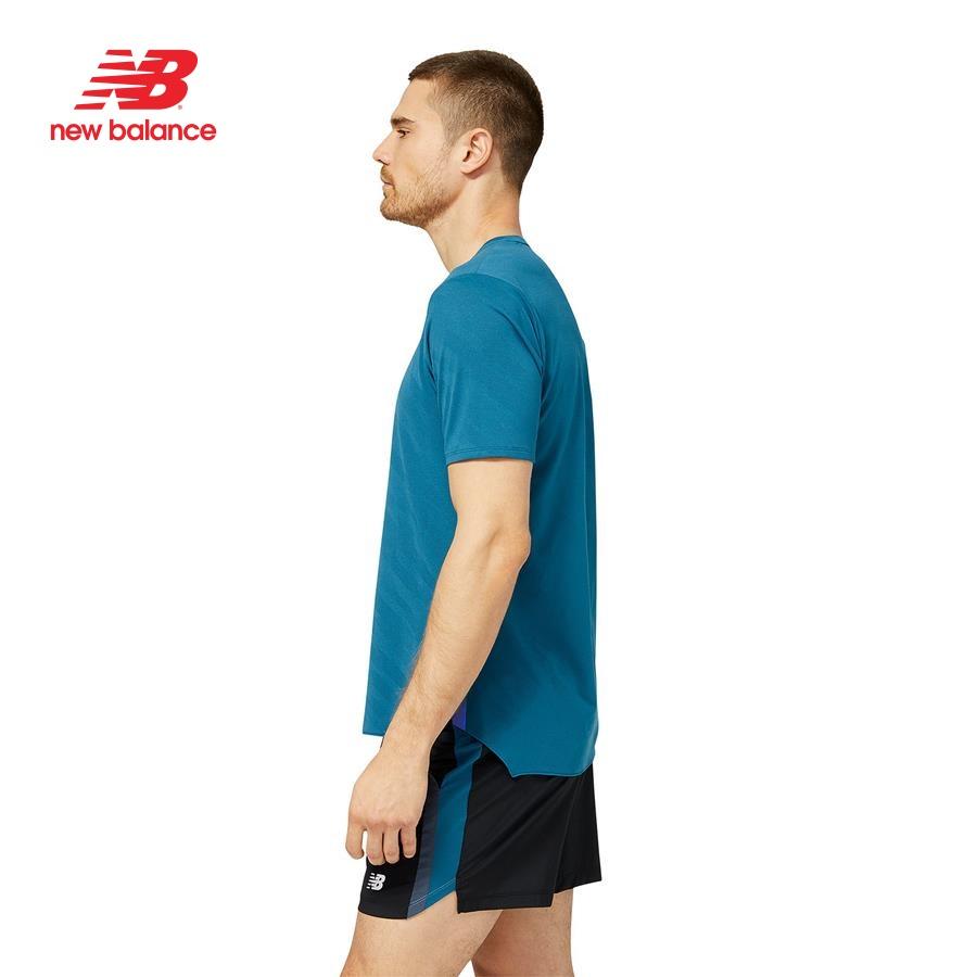 Áo thun thể thao nam New Balance APP RUNNING T-SHIRT M DARKMOON - MT23281DMS (form quốc tế)