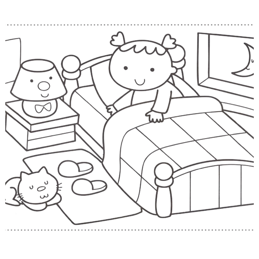 Màu Xanh Nước Biển - Bé Tập Tô Màu