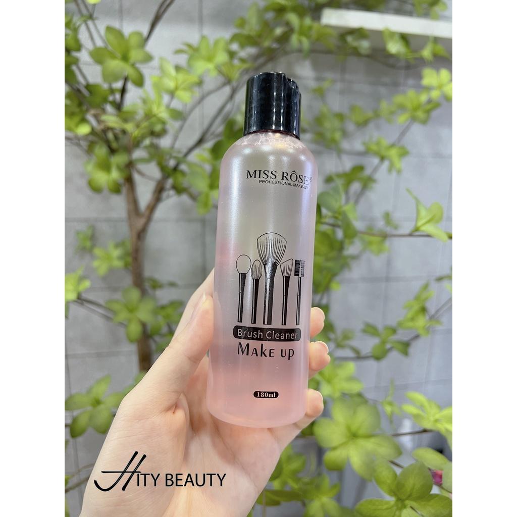 Nước rửa cọ, tẩy tế bào chết cọ trang điểm Miss Rose cao cấp, giặt mút siêu sạch cho makeup chuyên nghiệp - Hity Beauty