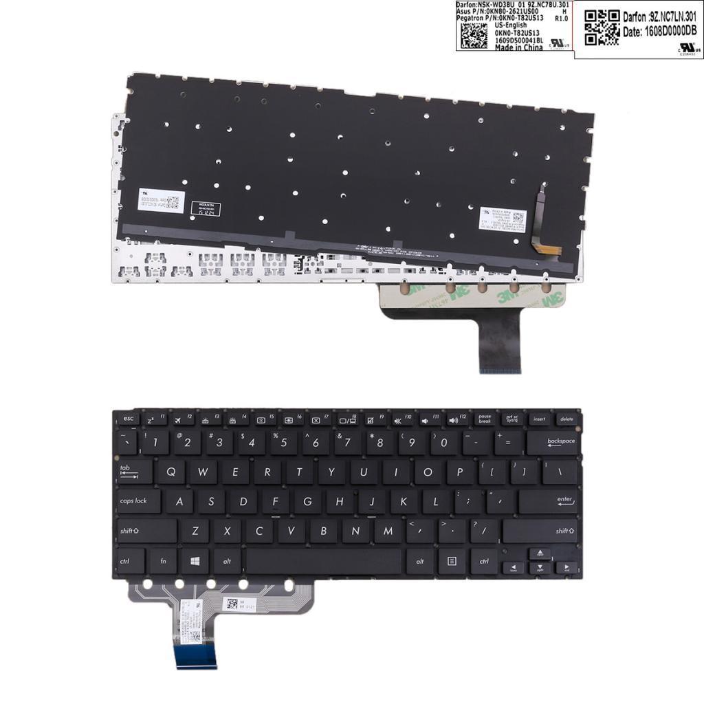 UK QWERTY Keyboard Replacement Keyboard Replacement Keyboard for T302 CHI T302CHI Laptop, Backlit