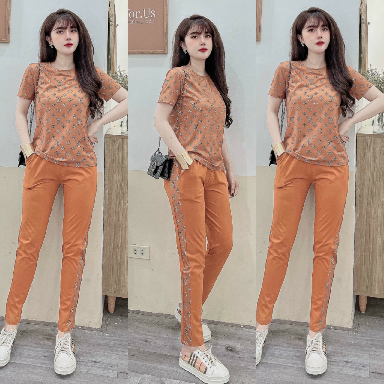 Đồ bộ thun dài họa tết (3 màu