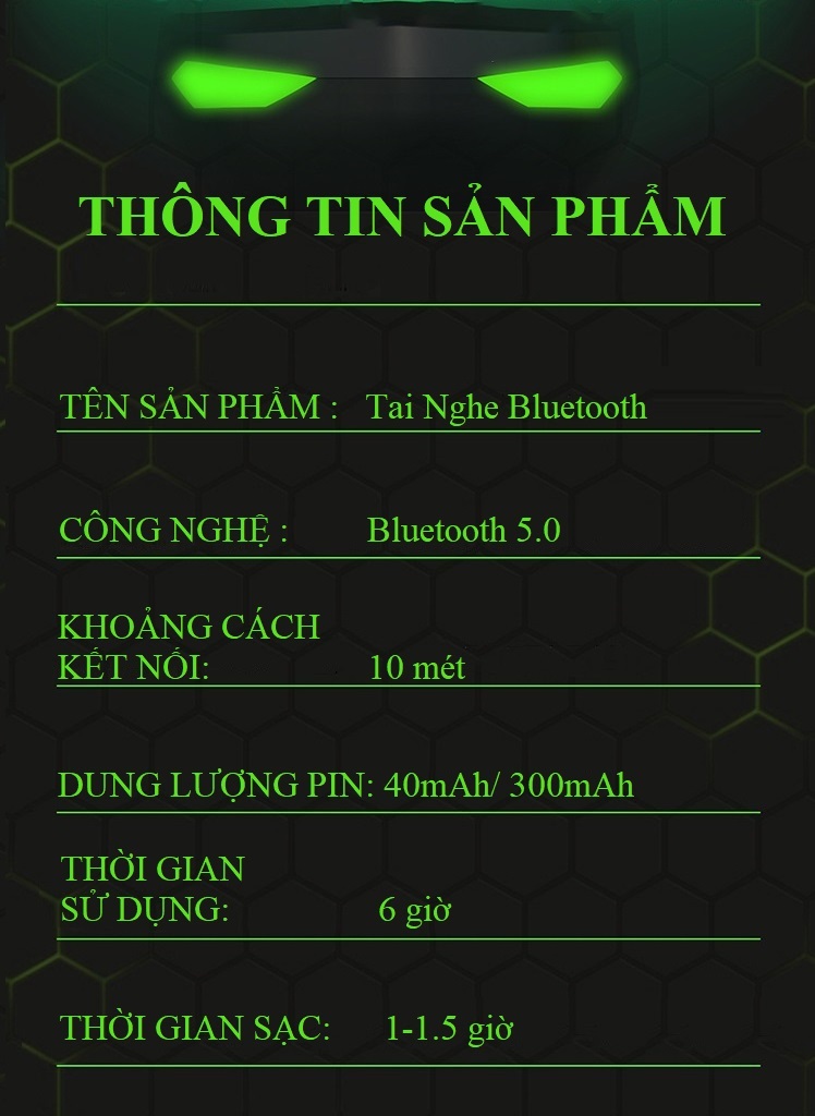 Tai Nghe Nhét  Tai Gaming 2 Mắt  D1
