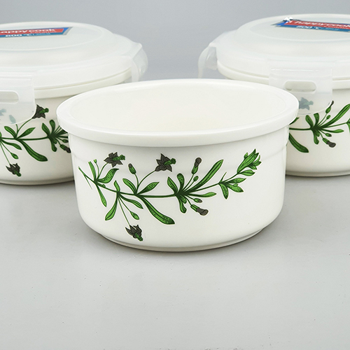 Bộ 3 hộp sứ tròn HappyCook HCC-03C