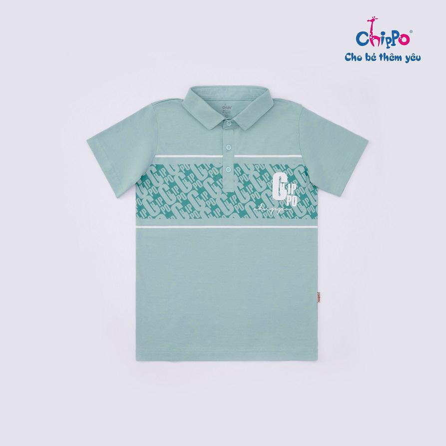 Áo Polo Chippo cho bé trai chất liệu 100% Cotton áo thun sơ mi đi học cho bé từ 11 đến 14 tuổi (34-50Kg)