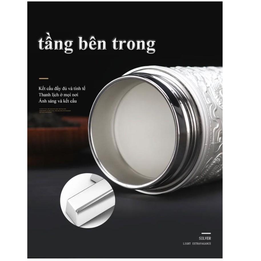 BÌNH TRÀ CỬU LONG ĐÀI BẮC GIỮ NHIỆT - Tặng hộp đựng bằng da