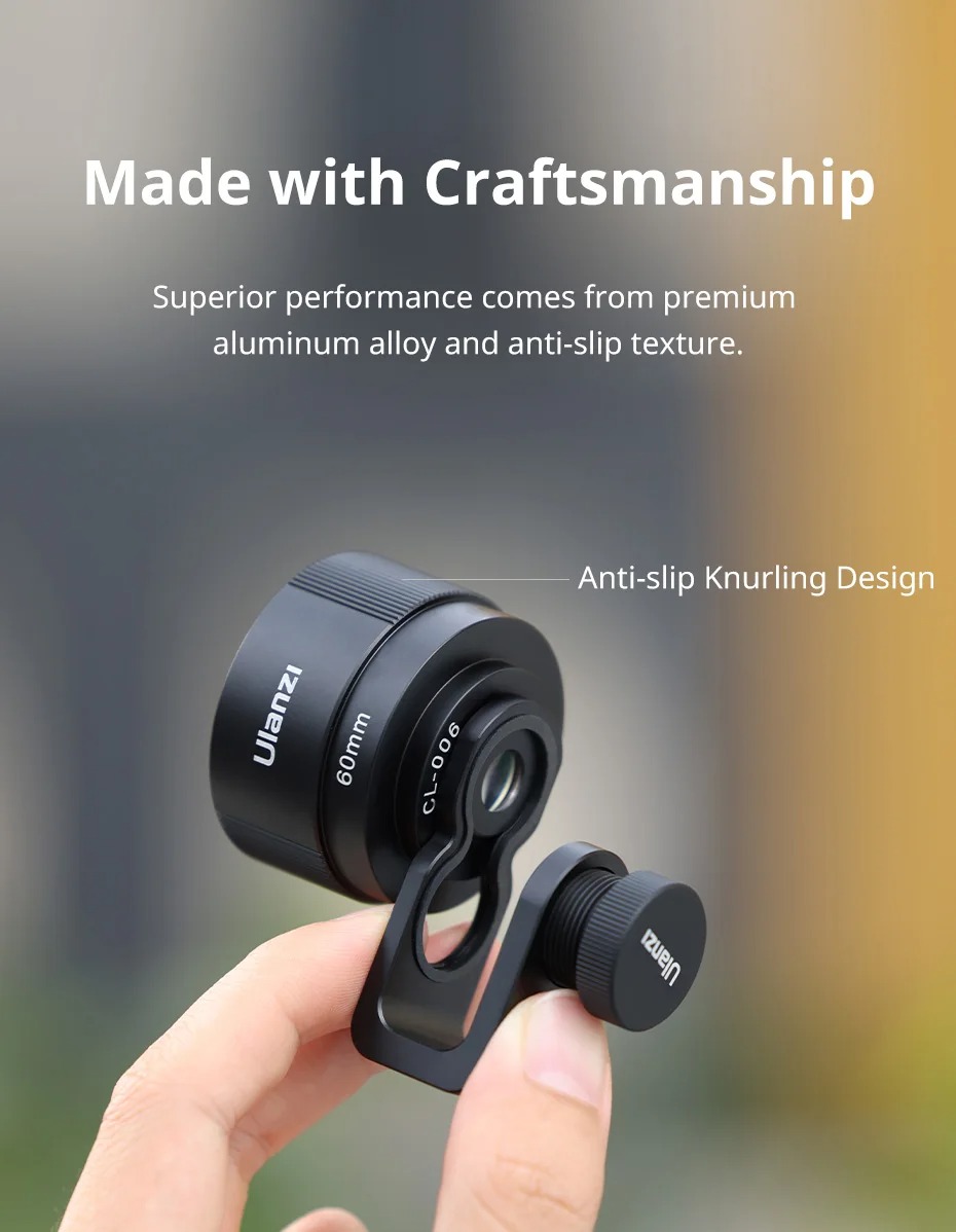 Ống Kính Điện Thoại 16mm / 60mm - ULANZI CL-005/CL-006 - Hàng Nhập Khẩu
