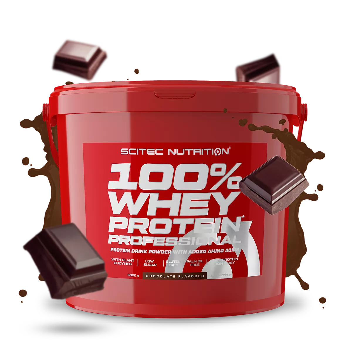 Sữa Tăng Cơ Scitec Nutrition 100% Whey Protein Professional 5kg (166 Servings)