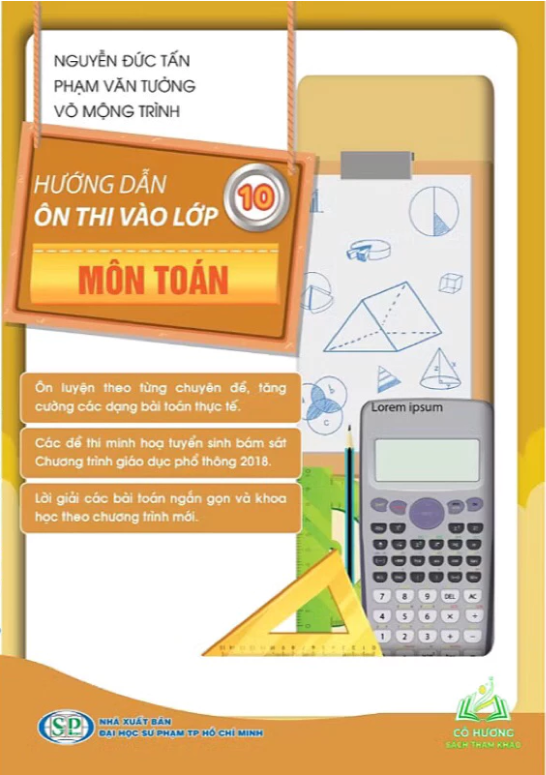 Sách - Hướng dẫn thi Ôn thi vào lớp 10 môn Toán #huongbook