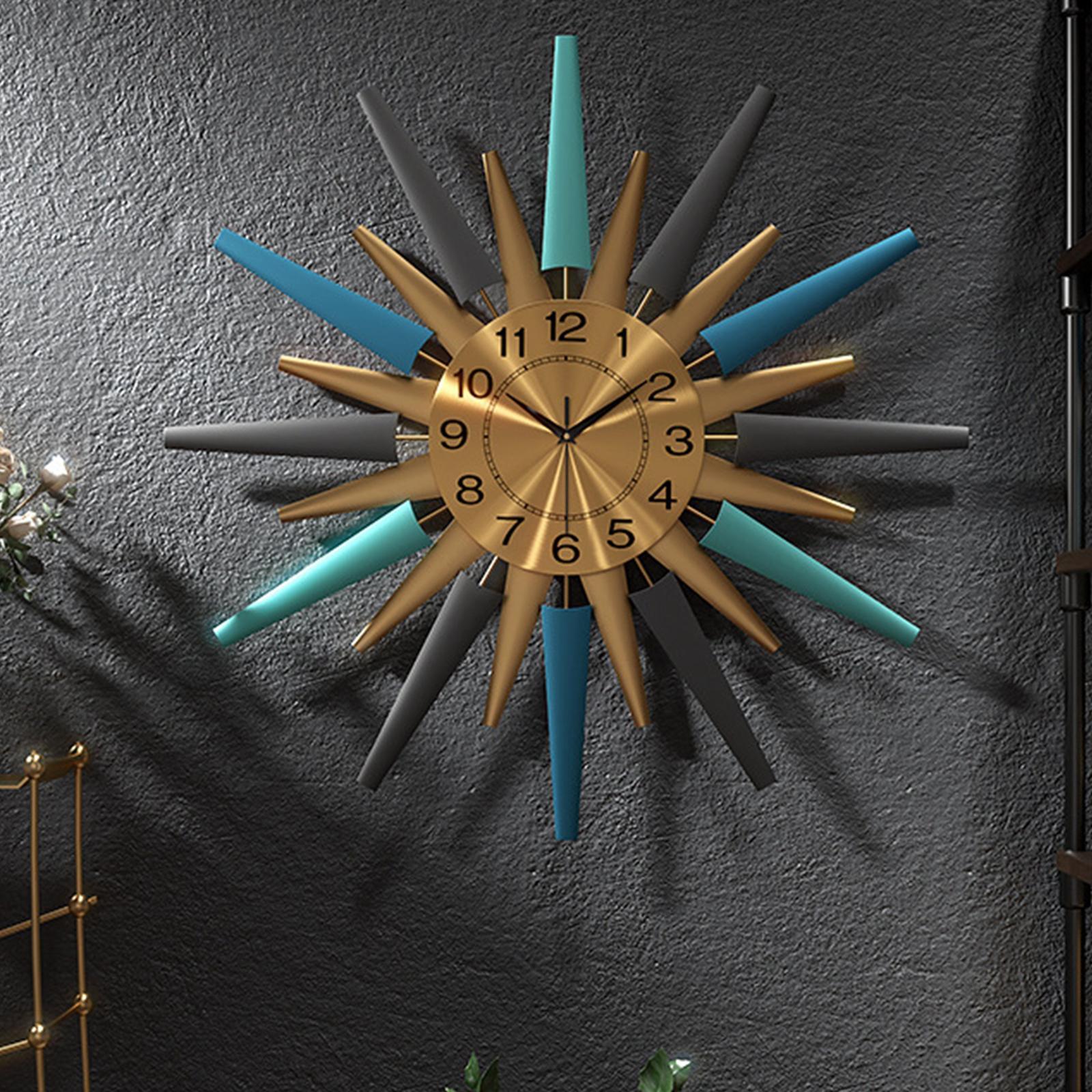 Modern Wall Clock Personality Large Decorative Silent for Kitchen Decorative