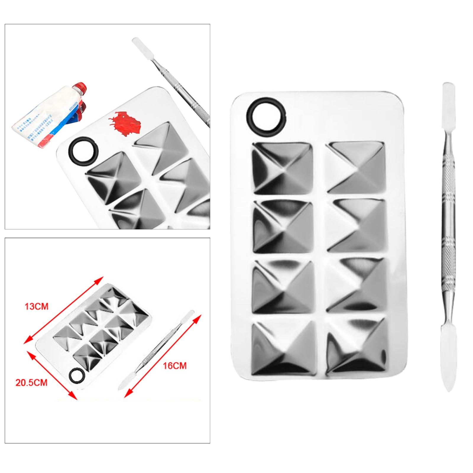 Mixing Palette Concealer Makeup Manicure Plate for Nail Art Cosmetic Artist
