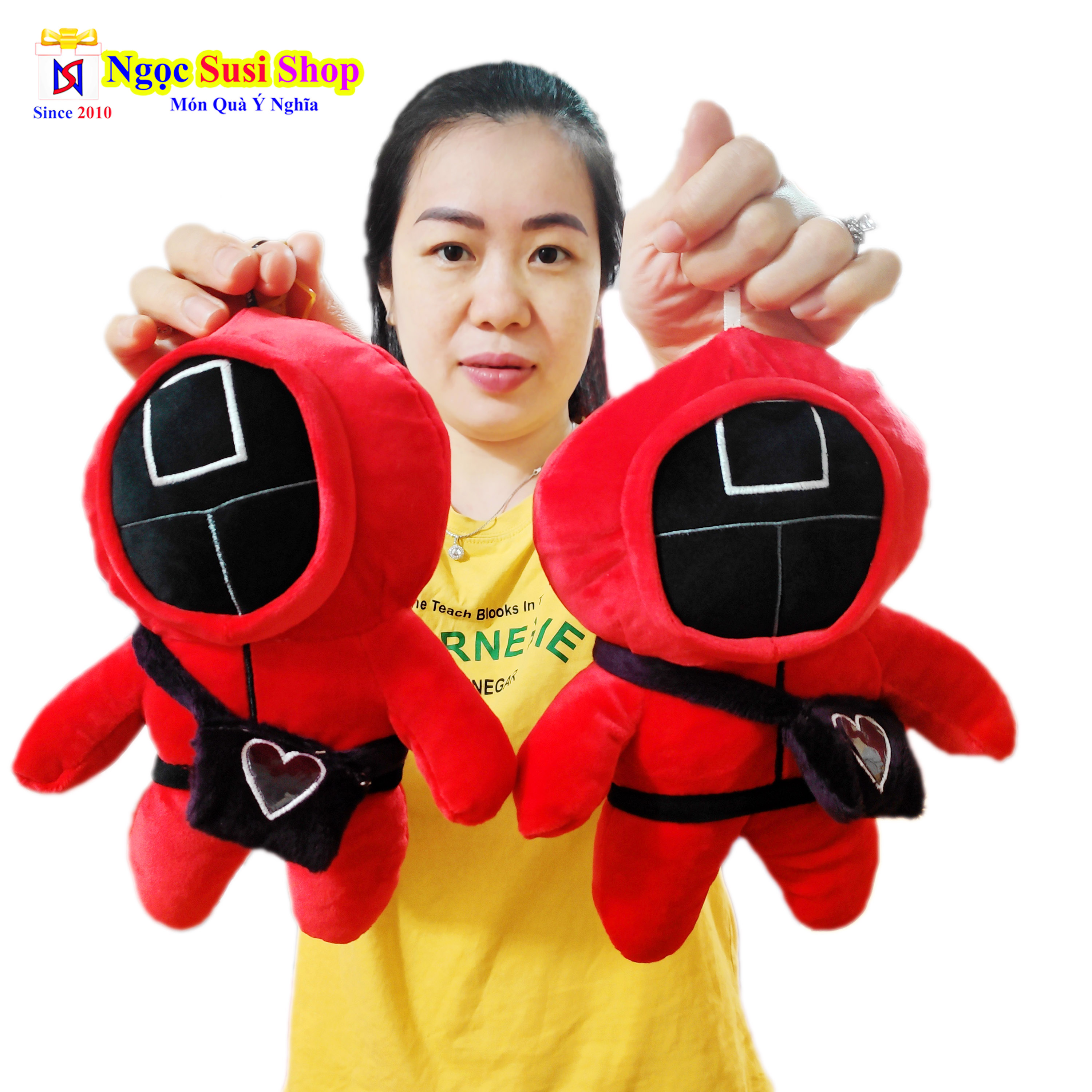 [RẺ VÔ ĐỊCH] GẤU BÔNG SQUID GAME TRÒ CHƠI CON MỰC KHỔNG LỒ [ HÀNG CHUẨN