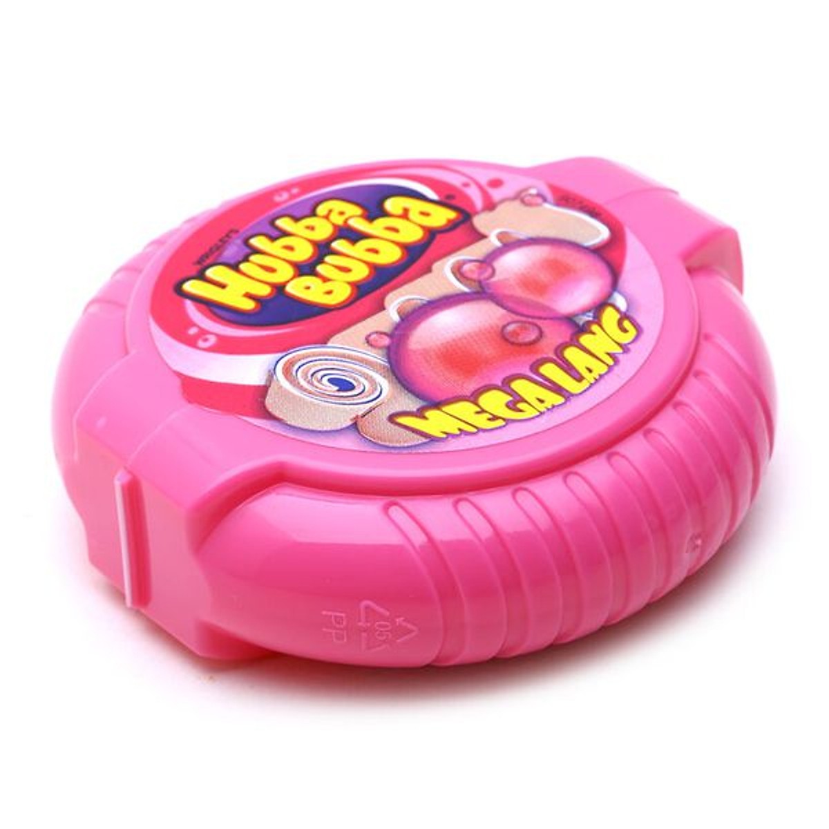 Lốc 12 cuộn Kẹo gum cuộn siêu dài Hubba Bubba Mega Lang vị Bubblegum (180cm - 56gr)