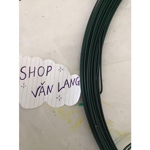 Dây Thép Bọc Nhựa màu xanh 2,5 li