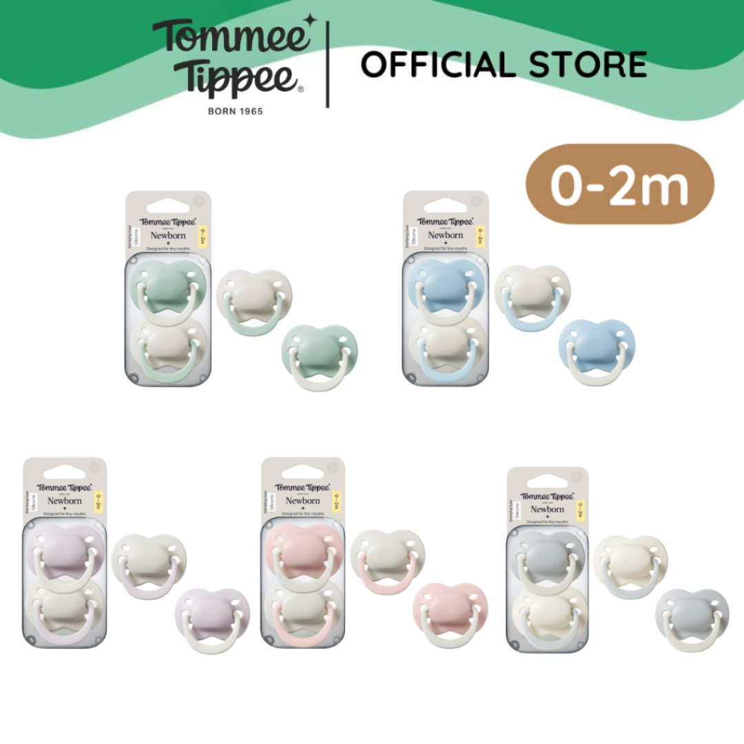 Ty Ngậm Sơ Sinh Newborn Cho Bé Tommee Tippee 0-2 Tháng (Vỉ Đôi)