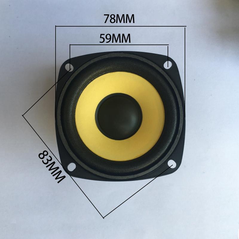 Tenghong 2pcs 3 inch 4 ohm 10W 78mm tweeter loa tần số đầy đủ đơn vị đa phương tiện Audio Audio Audio Trình loa treble loa