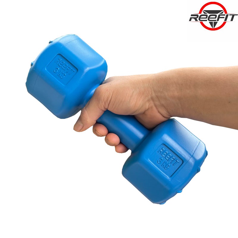 Bộ 2 VỎ TẠ nhựa tay 3kg cao cấp REEFIT